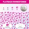 11000 Pieces Hot Pink Rhinestones with b7000 Glue for Crafts Clothing Clothes Fabric Nails, Bright Pink Gems ab Jelly Resin FlatBack Rhinestones for Shoes Tumblers Flat back Bedazzler Kit with Rhinestones